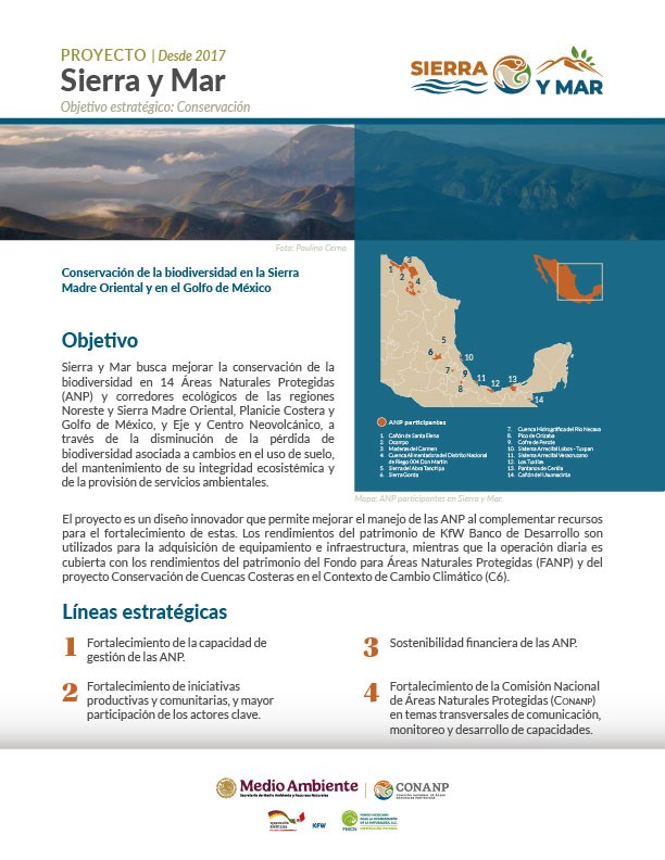 Factsheet Sierra y Mar